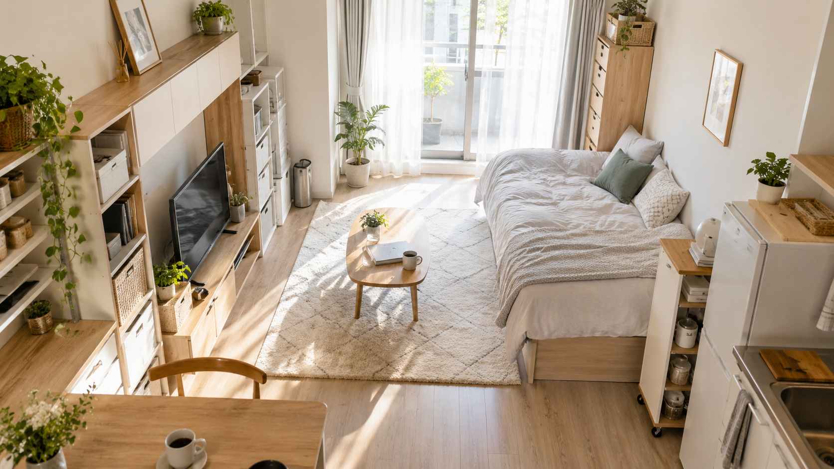 狭い部屋の収納アイデア｜家具の選び方と空間を有効活用するコツ